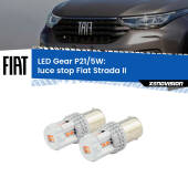 0 Luce Stop LED Fiat Strada II (freno): P21/5W Gear P21/5W: Lampadine LED Rosse Gear