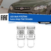 0 Luce Stop LED Fiat Strada versione 2: P21/5W Bolt P21/5W: LED Bolt Rossi (Coppia)