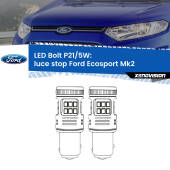 0 Luce Stop LED Ford Ecosport II 2012 - 2016: P21/5W Bolt P21/5W: LED Bolt Rossi (Coppia)