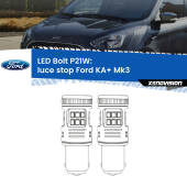0 Luce Stop LED Ford KA+ Mk3 2014 - 2018: P21W Bolt P21W: LED Bolt Rossi (Coppia)