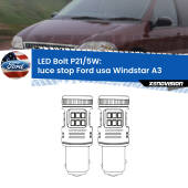 0 Luce Stop LED Ford usa Windstar A3 1995 - 2000: P21/5W Bolt P21/5W: LED Bolt Rossi (Coppia)