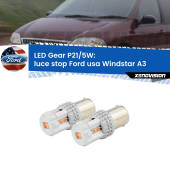 0 Luce Stop LED Ford usa Windstar A3 1995 - 2000: P21/5W Gear P21/5W: Lampadine LED Rosse Gear