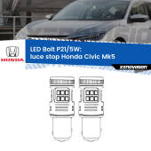 0 Luce Stop LED Honda Civic Mk5 1991 - 1994: P21/5W Bolt P21/5W: LED Bolt Rossi (Coppia)