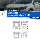 0 Luce Stop LED Honda Cr-V Mk1 1995 - 2000: T20 Bolt T20: LED Bolt Rossi (Coppia)