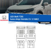 0 Luce Stop LED Honda Cr-V Mk2 2001 - 2005: T20 Bolt T20: LED Bolt Rossi (Coppia)