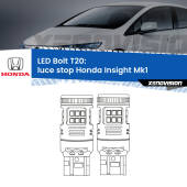 0 Luce Stop LED Honda Insight Mk1 2000 - 2006: T20 Bolt T20: LED Bolt Rossi (Coppia)