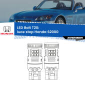 0 Luce Stop LED Honda S2000 1999 - 2009: T20 Bolt T20: LED Bolt Rossi (Coppia)