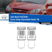 0 Luce Stop LED Hyundai Getz TB 2002 - 2009: P21/5W Bolt P21/5W: LED Bolt Rossi (Coppia)