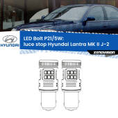 0 Luce Stop LED Hyundai Lantra MK II J-2 1995 - 2000: P21/5W Bolt P21/5W: LED Bolt Rossi (Coppia)