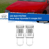 0 Luce Stop LED Hyundai S coupe SLC 1990 - 1996: P21/5W Bolt P21/5W: LED Bolt Rossi (Coppia)