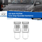 0 Luce Stop LED Hyundai Santamo  1998 - 2002: P21/5W Bolt P21/5W: LED Bolt Rossi (Coppia)
