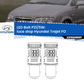 0 Luce Stop LED Hyundai Trajet FO 2000 - 2008: P21/5W Bolt P21/5W: LED Bolt Rossi (Coppia)