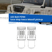0 Luce Stop LED Iveco Massif pickup 2008 - 2011: P21W Bolt P21W: LED Bolt Rossi (Coppia)
