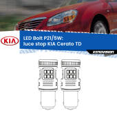 0 Luce Stop LED KIA Cerato TD 2008 - 2011: P21/5W Bolt P21/5W: LED Bolt Rossi (Coppia)