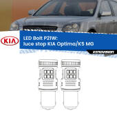 0 Luce Stop LED KIA Optima/K5 MG 2005 - 2009: P21W Bolt P21W: LED Bolt Rossi (Coppia)