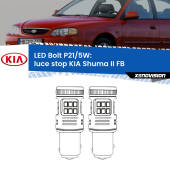 0 Luce Stop LED KIA Shuma II FB 2001 - 2004: P21/5W Bolt P21/5W: LED Bolt Rossi (Coppia)