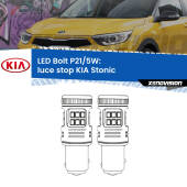 0 Luce Stop LED KIA Stonic  2017 in poi: P21/5W Bolt P21/5W: LED Bolt Rossi (Coppia)