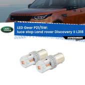 0 Luce Stop LED Land rover Discovery II L318 1998 - 2004: P21/5W Gear P21/5W: Lampadine LED Rosse Gear