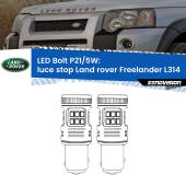 0 Luce Stop LED Land rover Freelander L314 1998 - 2006: P21/5W Bolt P21/5W: LED Bolt Rossi (Coppia)