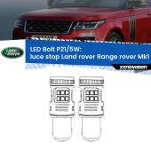 0 Luce Stop LED Land rover Range rover Mk1 1970 - 1994: P21/5W Bolt P21/5W: LED Bolt Rossi (Coppia)
