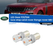0 Luce Stop LED Land rover Range rover Mk1 1970 - 1994: P21/5W Gear P21/5W: Lampadine LED Rosse Gear