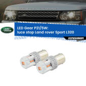 0 Luce Stop LED Land rover Sport L320 2005 - 2009: P21/5W Gear P21/5W: Lampadine LED Rosse Gear