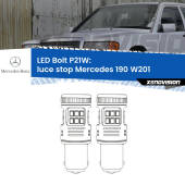 0 Luce Stop LED Mercedes 190 W201 1982 - 1993: P21W Bolt P21W: LED Bolt Rossi (Coppia)