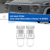 0 Luce Stop LED Mercedes Classe-G W463 1991 - 2004: P21W Bolt P21W: LED Bolt Rossi (Coppia)