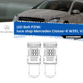 0 Luce Stop LED Mercedes Classe-R W251, V251 2006 - 2009: P21W Bolt P21W: LED Bolt Rossi (Coppia)