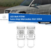 0 Luce Stop LED Mercedes GLK X204 2008 - 2015: P21W Bolt P21W: LED Bolt Rossi (Coppia)