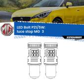 0 Luce Stop LED MG  3  2011 in poi: P21/5W Bolt P21/5W: LED Bolt Rossi (Coppia)