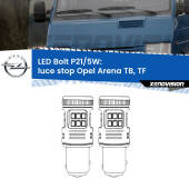 0 Luce Stop LED Opel Arena TB, TF 1998 - 2001: P21/5W Bolt P21/5W: LED Bolt Rossi (Coppia)