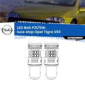 0 Luce Stop LED Opel Tigra S93 1994 - 2000: P21/5W Bolt P21/5W: LED Bolt Rossi (Coppia)