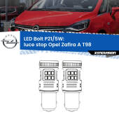 0 Luce Stop LED Opel Zafira A T98 1999 - 2003: P21/5W Bolt P21/5W: LED Bolt Rossi (Coppia)