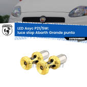 0 luce Stop LED per Abarth Grande punto 2007 - 2010: p21/5w Asyc P21/5W: Asyc LED Rossi (Coppia)