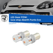 0 Luce Stop LED per Abarth Punto Evo 2010 - 2014: P21W Gear P21W: Gear LED Rossi (Coppia)