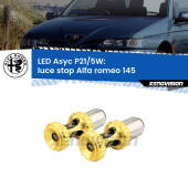 0  luce Stop LED per Alfa romeo 145  1994 - 2001: p21/5w Asyc P21/5W: Asyc LED Rossi (Coppia)