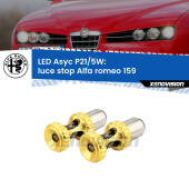 0  luce Stop LED per Alfa romeo 159  2005 - 2012: p21/5w Asyc P21/5W: Asyc LED Rossi (Coppia)