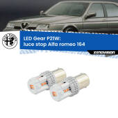 0 Luce Stop LED per Alfa romeo 164  1987 - 1991: P21W Gear P21W: Gear LED Rossi (Coppia)