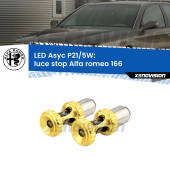 0  luce Stop LED per Alfa romeo 166  1998 - 2007: p21/5w Asyc P21/5W: Asyc LED Rossi (Coppia)