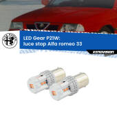 0 Luce Stop LED per Alfa romeo 33  1990 - 1994: P21W Gear P21W: Gear LED Rossi (Coppia)
