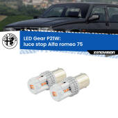0 Luce Stop LED per Alfa romeo 75  1985 - 1992: P21W Gear P21W: Gear LED Rossi (Coppia)