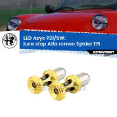 0  luce Stop LED per Alfa romeo Spider 115 1971 - 1993: p21/5w Asyc P21/5W: Asyc LED Rossi (Coppia)