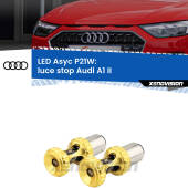 0 Luce Stop LED per Audi A1 II 2019 in poi: P21W Asyc P21W: LED Asyc Canbus Rosso (Coppia)