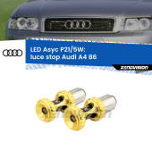 0 luce Stop LED per Audi A4 B6 2000 - 2004: p21/5w Asyc P21/5W: Asyc LED Rossi (Coppia)