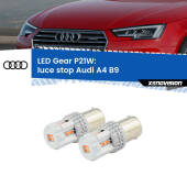 0 Luce Stop LED per Audi A4 B9 2015 - 2019: P21W Gear P21W: Gear LED Rossi (Coppia)