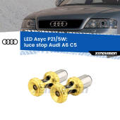 0 luce Stop LED per Audi A6 C5 1997 - 2004: p21/5w Asyc P21/5W: Asyc LED Rossi (Coppia)