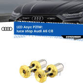 0 Luce Stop LED per Audi A6 C8 2018 in poi: P21W Asyc P21W: LED Asyc Canbus Rosso (Coppia)