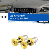 0 Luce Stop LED per Audi Q7 2006 - 2015: P21W Asyc P21W: LED Asyc Canbus Rosso (Coppia)