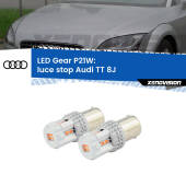 0 Luce Stop LED per Audi TT 8J 2006 - 2014: P21W Gear P21W: Gear LED Rossi (Coppia)